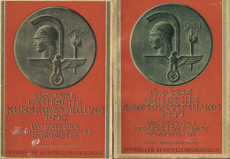 Buch WK II  2x Grosse Deutsche Kunstausstellung 1943 Und 1944 Im Hause Der Deutschen Kunst Zu München Offizieller Ausste - 5. Wereldoorlogen