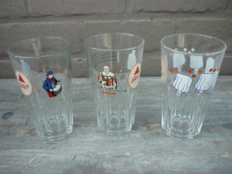 Binche - Carnaval - 3 Verres édités Par La Bière Bass -Carnaval 2000 Et 2001 - Binche