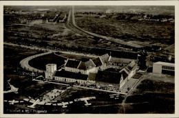 Flughafen Frankfurt / Main Flugplatz 1934 Mit Flughafen-Stempel I-II - Piloten