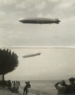 Zeppelin 2 X Foto-AK Zeppelin LZ 127 Graf Zeppelin über Horn / Bodensee Dirigeable - Airships