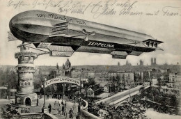 Zeppelin München Lufthafen 1909 I-II Dirigeable - Airships