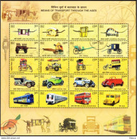 India 2017 Means Of Transport MINIATURE SHEET MS MNH - Diligences