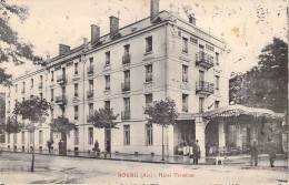 FRANCE - 01 - BOURG EN BRESSE - Hôtel Terminus  -  Carte Postale Ancienne - Sonstige & Ohne Zuordnung