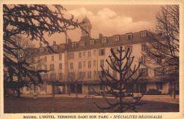 FRANCE - 01 - BOURG EN BRESSE - L'Hôtel Terminus Dans Son Parc-  Carte Postale Ancienne - Other & Unclassified