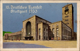 Turnfest Stuttgart 15. Deutsches Turnfest 1933 Hauptbahnhof II (fleckig) - Other & Unclassified