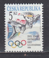 Czech Rep. 1994 - Winter Olympic Games, Lillehammer, Mi-Nr. 34, MNH** - Unused Stamps