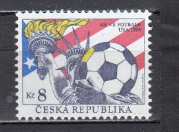 Czech Rep. 1994 - Football World Cup, USA, Mi-Nr. 45, MNH** - Unused Stamps