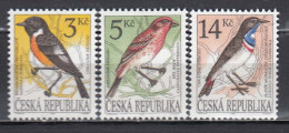 Czech Rep. 1994 - Songbirds, Mi-Nr. 49/51, MNH** - Unused Stamps