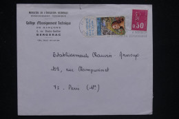 FRANCE - Vignette Contre La Tuberculose Sur Enveloppe Ministérielle En 1971 Pour Paris - L 143272 - Cartas & Documentos