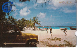 TARJETA DE ANGUILLA DE UNA PLAYA - 1CAGB - Anguilla