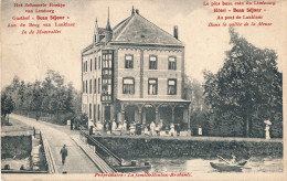 LANKLAER   HET SCHOONSTE HOEKJE VAN LIMBURG  GASTHOF BEAU SEJOUR AAN DE BRUG VAN LANKLAER        2 SCANS - Dilsen-Stokkem