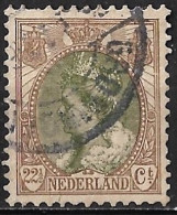 Plaatfout Breuk In De Kaderlijn Onder Het Waardeschild In 1919 22½ Cent Bruin / Groen Kon. Wilhelmina NVPH 70 PM 5 - Plaatfouten En Curiosa