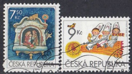 CZECH REPUBLIC 454-455,used,falc Hinged - Used Stamps