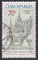 CZECH REPUBLIC 456,used,falc Hinged - Oblitérés