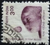INDE - Bébé Et Goutte De Vaccin Contre La Polio - Used Stamps