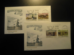 Madrid 1977 Edifil 2439/42 Hispanidad Guatemala America Discover Colon Columbus 2 SPD FDC Spain - FDC