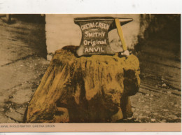 Cpa.Royaume-Uni.Ecosse.Anvil Il Old Smithy Gretna Green - Dumfriesshire