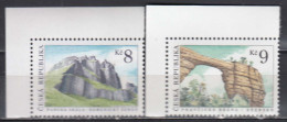 Czech Rep. 1995 - Mountain Formations, Mi-Nr. 78/79, MNH** - Unused Stamps
