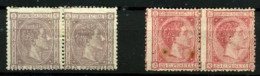 España Nº 163 Y 166. Año 1875 - Unused Stamps