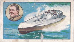 12 H Scott Paine, Motor Boat Racer - Champions 2nd Series 1935 - Gallaher Cigarette Card - Gallaher