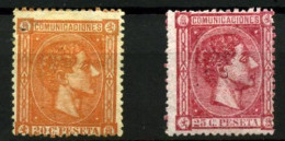 España Nº 165/66, Año 1875 - Unused Stamps