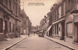 Grandvilliers * La Rue De La Halle Aux Blés * Commerces Magasins - Grandvilliers