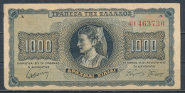 °°° GREECE - 1000 DRACHMA 1942 °°° - Grèce