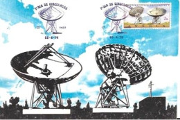 Angola & Maximum Card, Inauguration Of Satellite Earth Stations, Luanda 1974 (581) - Angola