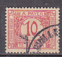 A0255 - CONGO BELGE TAXE Yv N°67 - Gebraucht