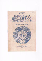 XXXV Congreso Eucaristico Internacional Programa Oficial 1952 - Programmes