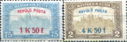 167791 MNH HUNGRIA 1918 MOTIVOS VARIOS - Nuevos