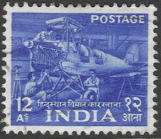 India. 1955 Five Year Plan. 12a Used. SG 364 - Used Stamps
