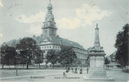 Wolfenbüttel - Schloßmit Kriegerdenkmal Gel.1908 - Wolfenbuettel