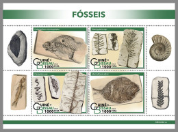 GUINEA BISSAU 2022 MNH Fossils Fossilien Fossiles M/S - OFFICIAL ISSUE - DHQ2317 - Fossili