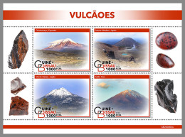 GUINEA BISSAU 2022 MNH Volcanoes Vulkane Volcans M/S - OFFICIAL ISSUE - DHQ2317 - Vulkanen