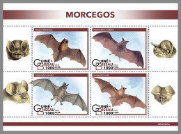 GUINEA BISSAU 2022 MNH Bats Fledermäuse Chauves-souris M/S - IMPERFORATED - DHQ2317 - Bats