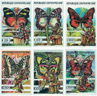 94236 MNH CENTROAFRICANA 1990 MARIPOSAS Y ESCULTISMO - Spiders