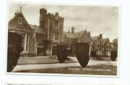 Leicestershire Postcard Loughborough  Leicester Grammar School Rp Valentine's Unused - Other & Unclassified