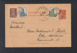 Ruzzland GSK 1925 Astrachan Nach Köln - Storia Postale