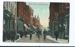 Leicestershire Postcard Loughborough  Leicester High Street Well Animated Valentine's - Otros & Sin Clasificación