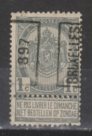 COB 92A BRUXELLES 1897 - Roller Precancels 1894-99