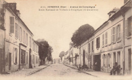 Verberie * Avenue De Compiègne * La Route Nationale De Verberie à Compiègne * Commerces Magasins - Verberie