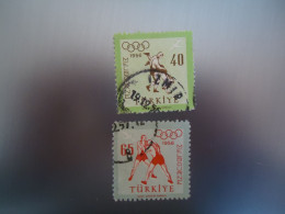 TURKEY  USED    STAMPS  OLYMPIC GAMES 1956 - Verano 1956: Melbourne