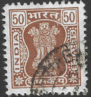 India. 1976 Official. 50p Used. SG O269 - Timbres De Service