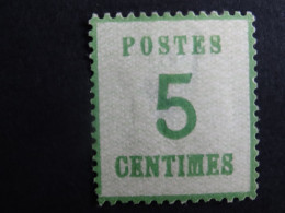 Lot De 3 Timbres 5c Vert NEUFS (* ) / Y Et T N° 4 - Unused Stamps