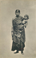 ASIE  CEYLAN  Tamil Woman And Child - Sri Lanka (Ceylon)