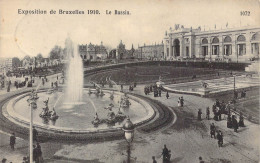 BELGIQUE - Bruxelles - Exposition De Bruxelles 1910 - Le Bassin - Carte Postale Ancienne - Exposiciones Universales