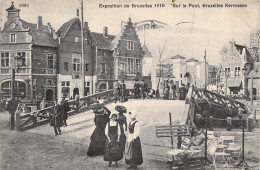 BELGIQUE - Bruxelles - Exposition De Bruxelles 1910 - Sur Le Pont, Bruxelles Kermesse - Carte Postale Ancienne - Exposiciones Universales