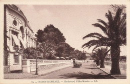 St Raphaël * Le Boulevard Félix Martin * Automobile Voiture Ancienne Décapotable - Saint-Raphaël