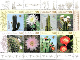 #75240 ARGENTINE,ARGENTINA 2023 FLORA FLOWERS CACTUS MINISHEET MNH - Neufs